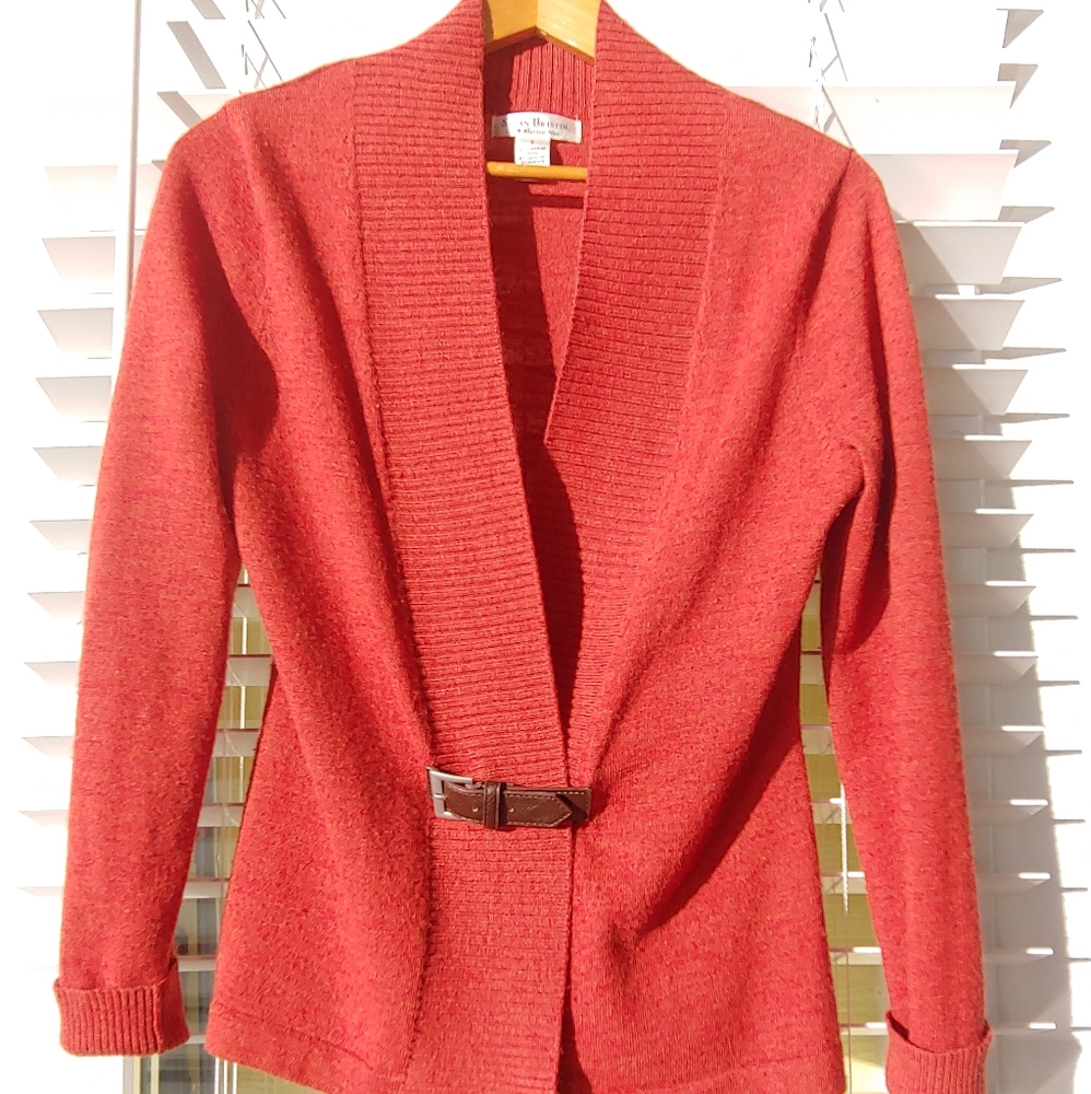 Susan Bristol Merino Wool Sweater Cardigan Size S